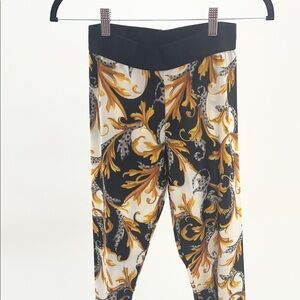Versace Baroque Print Leggings- Size 3 (Xs/s)